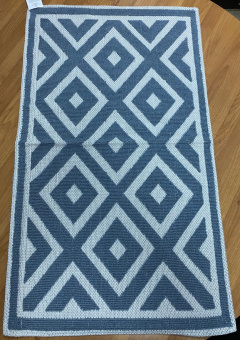 Ковер COTTON RUGS CAGE ZF_5 Blue 0,8*1,5м
