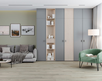 Ламинат SPC8802Perfecto 1218*180*5,3мм Дуб бежевый New Lock (2,631м2/12шт/уп) 34 класс