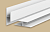 Профиль стыковочный для панелей 8мм 3,0м "Идеал Ламини", 001 Белый