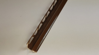 Раскладка под плитку 7-8мм внутр.2,5м шоколад  (25шт/уп)