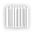 Накладки для плинтуса прямоугольного 80мм "Идеал Дюра" (2 набора из 8 эл. во фл), 001 Белый